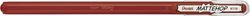 Pentel K110-VEX Mattehop - Bolígrafo roller de tinta de gel con tinta de alta cobertura en acabado mate, modelo con tapa, 1 unidad, color marrón
