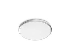 Philips myLiving Twirl - Plafão, LED, iluminação interior, 12 W, luz branca quente, cor cinzenta