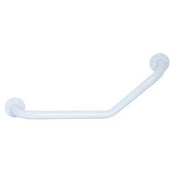 MSV 140389 Barre de Soulèvement Courbe Métal Blanc 54 x 13,5 x 10 cm