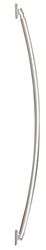 Wenko 19226100 - Barra telescópica para bañeras arqueada, de aluo, 2.5 cm,Extensible Desde 110 hasta 200 cm, Color Cromo