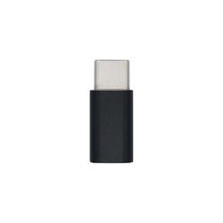 VoltShine Mini Adaptateur USB-C vers USB 2.0 Noir Compatible avec Les appareils Micro, idéal pour Le Transfert de données et Le Chargement.