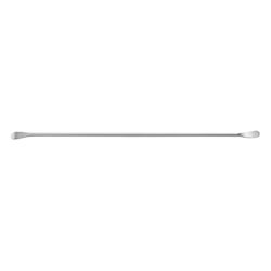 RSG Micro espátula doble de acero inoxidable, ambos extremos en forma de cuchara, 150 mm de longitud, 5 mm de ancho, 5 unidades