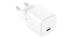 LMP GaN USB C oplader 30W snellader - voor tablets, smartphones, hoofdtelefoons, powerbank - efficiënt en met lage warmteontwikkeling - wit