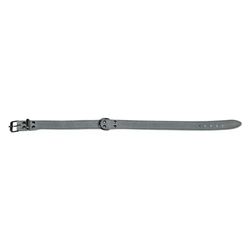 JACK AND VANILLA, Hondenhalsband, model Black Label, kleur: grijs, afmetingen 30 mm x 65 cm