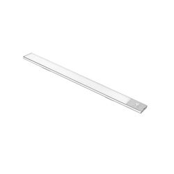 Emuca - Kaus LED-ljus laddningsbar via USB och med rörelsesensor, L400 mm, mattanodiserad, plast och aluminium, 1 ut