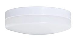 Näve Leuchten Led-plafondlamp Cool, metaal, wit, 25,5 x 25,5 x 8 cm