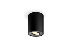 Philips Hue White Ambiance Pillar, Faretto singolo Smart LED, Nero