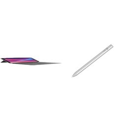 Logitech Combo Touch afneembare toetsenbordcase voor iPad (10e generatie) - German Layout & Logitech Crayon digitaal potlood voor iPad (iPads met USB-C-poorten), Zilver
