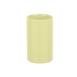 Spirella Tube Collection Toothbrush Holder Diameter 7 x 11.5 cm Stoneware Yellow