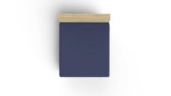 Premium Ranforce King Fitted Sheet, Dark Blue, 160 x 200+30 cm | 100% algodón, 155 Thread Count, 117 gr/m² | Lavable a máquina a 30 °C, Suave y Duradero