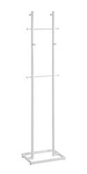 HAKU Möbel Perchero blanco, blanco, metal, metal - Dim.: AN 45 cm x AL 175 cm x P 34 cm, Estilo: Moderno
