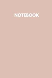 Timeless Elegance: Nude-Colored Notebook 1 - 6''x9'' Matte finish: Nude Notebook