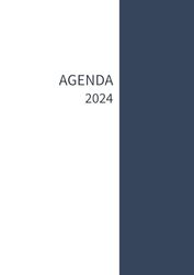 Agenda 2024: Format A5 | Semainier du lundi au vendredi sur 1 page | Carnet de Notes | To-Do List | Outil de gestion du temps 3 en 1