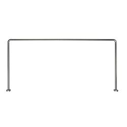 Gedy cromata Telaio Tenda angolare, Misure: 80X170X80 CM, Lunghezze Tubi Sono rifilabili, Adatto a Tende Larghe dai 180cm ai 240cm, Asta Doccia in Acciaio, Design R&S, 2 Anni di Garanzia, Unica