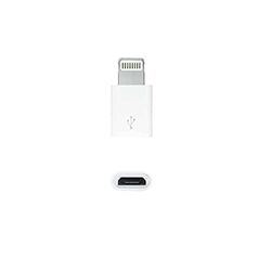 Nanocable 10.10.4100 - Adaptador Lightning a Micro USB, Lightning/Macho - Micro B/Hembra, Blanco