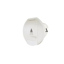 WHITE HOUSINGFLEX SHOWERHEAD ROUND COVER