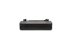 HP DesignJet T230 Large Format Plotter Printer 24in up to A1 , Mobile Printing, Wi-Fi, Gigabit Ethernet, Hi-Speed USB 2.0, 1-Year Warranty (5HB07A),Black