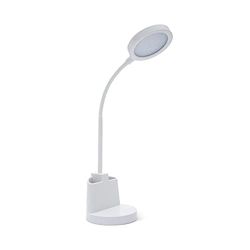 Velamp LED Desk Lamp 7 W with Touch Switch and Pen Holder White