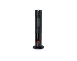Domo DO7345H electric space heater Indoor Black 2000 W - Domo DO7345H, Ceramic, 24 h, Indoor, Floor, Black, LED