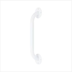 MEDLINE White 12” Grab Bar for Shower & Bathtub, Independence Aid & Ease of Movement — for Elderly, Handicapped or Seniors, 300 lb. Capacity, 1 Bar