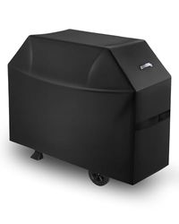 VEVOR Housse de barbecue 1524 mm, bâche de protection barbecue extérieur, imperméable, résistante aux intempéries polyester 600D robuste facile à mettre et enlever, avec sangles auto-agrippantes, noir