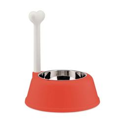 Alessi Lupita Ciotola Cani Ro, Accessori Cane, PP Arancio, Acciaio Inossidabile 18/10, Arancione, Taglia Unica