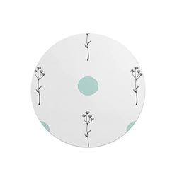 Questo Casa, Stampa Digitale Tondo Tappetino per Mouse, Base Antiscivolo, per Ufficio e Casa, Diametro: 22 Cm