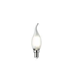 WOFI lampadina a led, Vetro, E14, 3 W, Frosted vetro, 3.5 x 3.5 x 12 cm