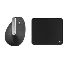 Logitech MX Vertical Ergonomic & Corsair MM350 Champion Series, Medium Premium