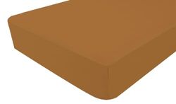 DOMIVA -Jersey Fitted Sheet 40 x 80 cm Caramel