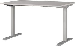 Germania Bureau 7907-643, en Cachemire et Argent, réglable en Hauteur, 120 x 120 x 80 cm (LxHxP)