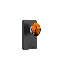 Casa embrujada espeluznante, murciélagos de miedo, árboles y PopSockets PopWallet para MagSafe