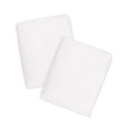 Ti-Tin | Bebisunderlägg | Mikrofibermadrasskydd för barnsäng 60 x 120 vattentät och andningsbar | 2-pack | Använd mellan lakan och madrass