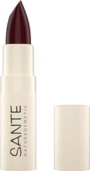 SANTE Naturkosmetik Moisture Lipstick 08 Chestnut Glam, Nourishing Lipstick with Hyaluron, Plump Effect and Sepilift, Lip Care for Smooth Lips in Chestnut Brown Tone, 4.5 g