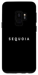 Coque pour Galaxy S9 Souvenirs du parc national de Sequoia Design minimaliste