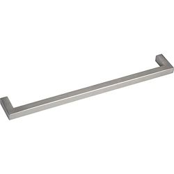 Unbekannt Grimme Euros 8542210224 Cabinet Handle Width 234 mm Kitchen Handle Brushed Stainless Steel Silver Hole Spacing 224 mm