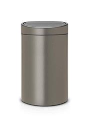 Brabantia Touch Bin Prullenbak, Platinum, 23 + 10 Liter