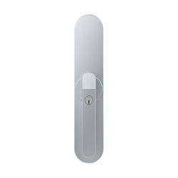 ABUS WINTECTO One Moteur intelligent pour fenêtres, portes de balcon et de terrasse - avec fonction alarme - montage simple sans perçage - argent, même clé (AL0145)