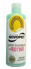 Novopet Shampoo rigenerante con biotina 250 ml 250 ml