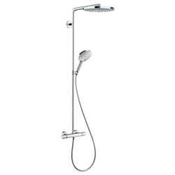 hansgrohe Raindance Select S Showerpipe 240 2jet met thermostaat, chroom, 27129000