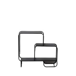 BigBuy Home Hylla svart järn 72 x 30 x 68 cm