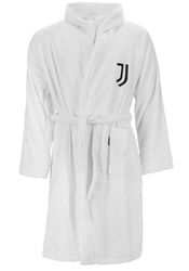 JUVENTUS Hermet 96330802131 - Albornoz 100% algodón, blanco, 40 x 30 x 8 cm