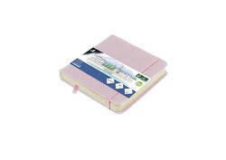 Kangaro Art Sketchbook 12 x 12 cm Purple PU Hard Cover 80 Sheets 140 g Cream Paper