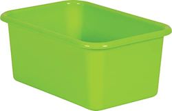 Lime Small Plastic Bin