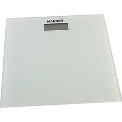 MAURER 5530007 Bascula Badrum Digital Glas Vit 30 x 30 cm, Multifärg