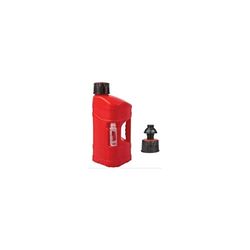 Polisport 8464600002 - Bouteille d'essence de 10 litres approuvée ProOctane avec système de remplissage rapide durable et résistant avec bouchon anti-fuite en couleur rouge