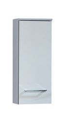 Ambientehome 54012 Argun wisząca szafka / 20,5 x 30 x 74,7 cm/biała błyszcząca/kolor aluminium