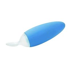 Boon Boon Spuiten Siliconen Baby Food Dispensing Lepel, Blauw, Blauw