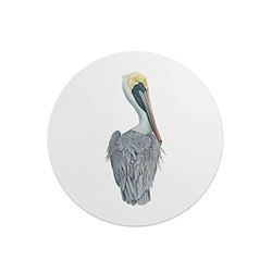 Questo Casa, Round Digital Printed Mouse Pad, Non-Slip Base, for Office and Home, Diameter:22cm