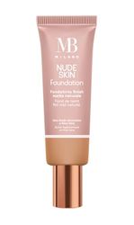 MB Milano - Base Tinta Effetto Naturale - NUDE SKIN FOUNDATION - BRONZE 03 - Matte Finish